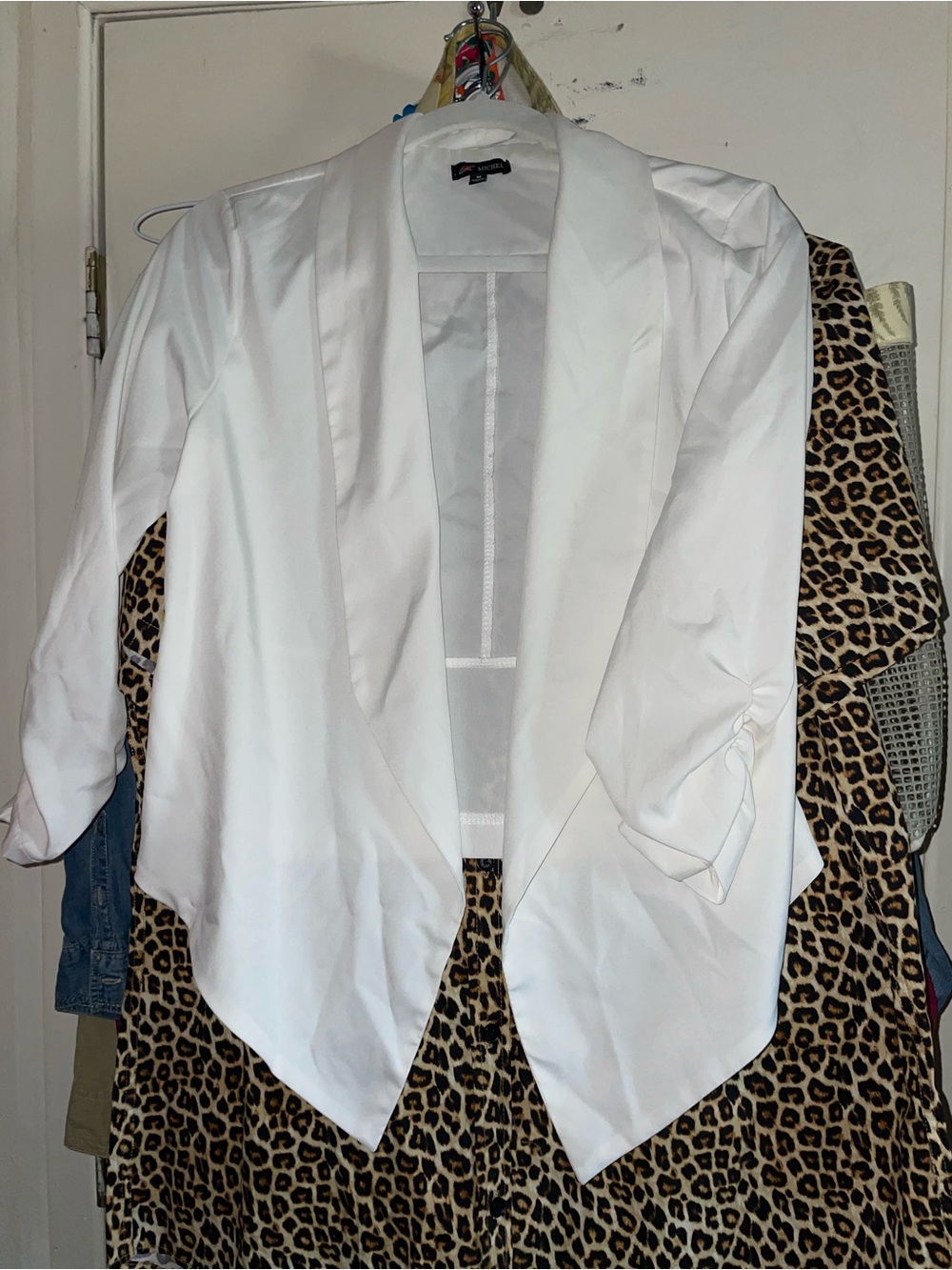 Womens new white medium blazer